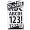 ArtSkills® 1" to 2" Black 250 Piece Vinyl Poster Letter Set